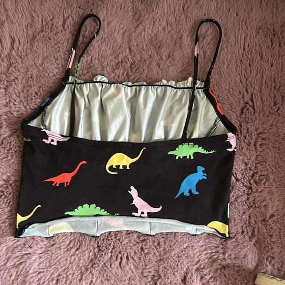 Dinosaur print crop top - Picture 2 of 2
